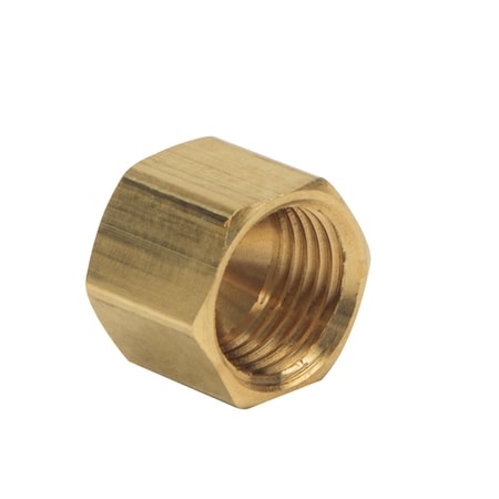Thrifco Plumbing No. 61-C 1/4 Inch Lead-Free Brass Compression Nut 2/Pack 4401055